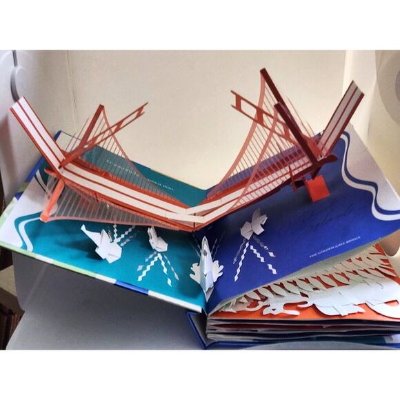 POP-UP BOOK-ROBERT SABUDA-AMERICAN THE BEAUTIFUL-Hand Cut Pop-Ups-Hard Back - Picture 3 of 6